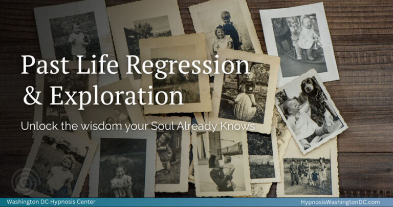 Past life regression hypnosis in Washington DC — explore soul memories, release emotional blocks, and gain spiritual insight.