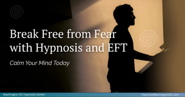 Image representing fear hypnosis, EFT, and subconscious healing services available in DC, MD, VA, and globally online.