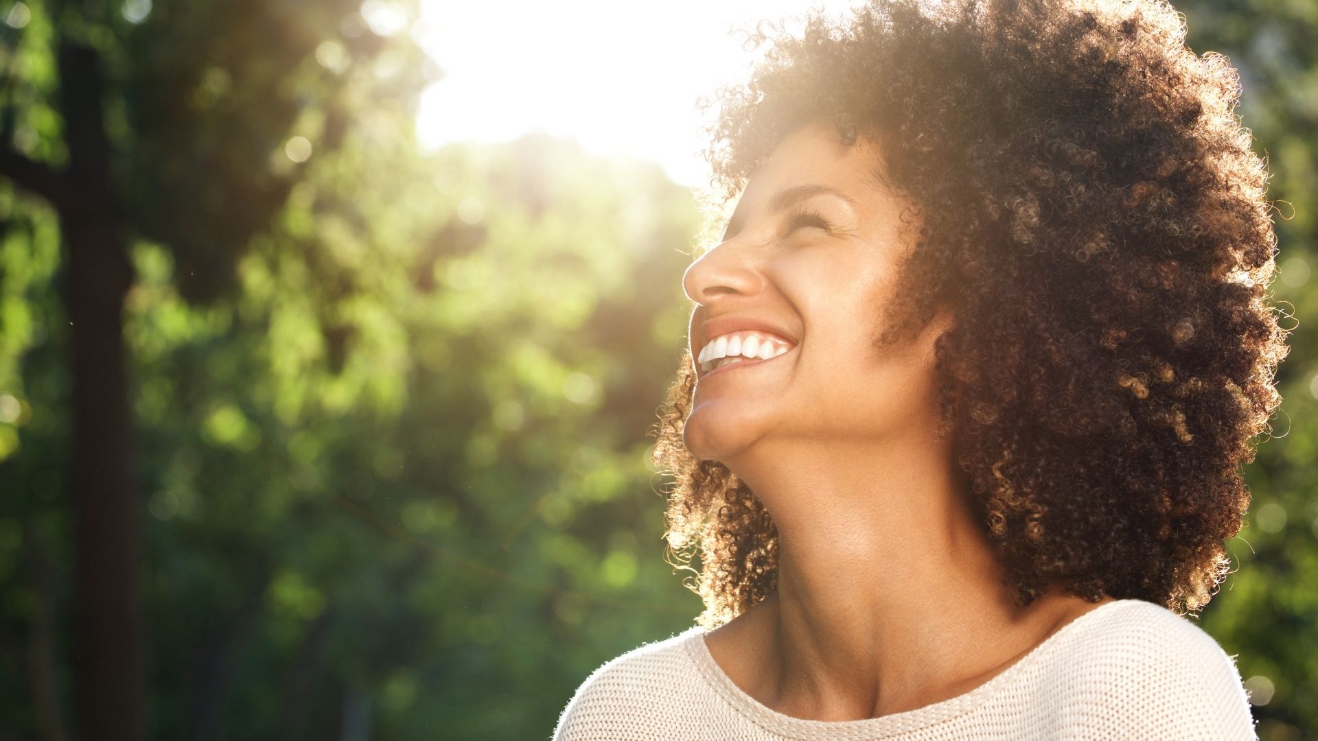 Woman calm and free after hypnosis for fears and phobias at the Washington DC Hypnosis Center
